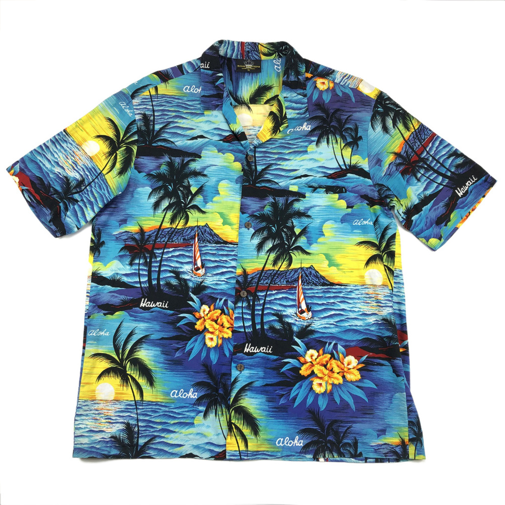Royal Creations Mens Hawaiian Shirt Aloha Vintage